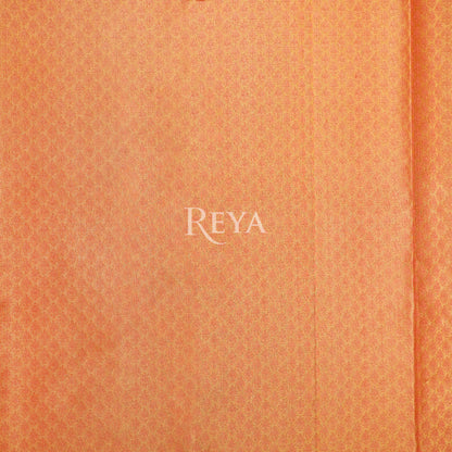 'Whispers of the Lotus Kanjeevaram' in antique gold tissue and blush rose